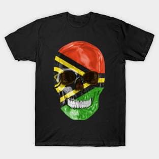 Vanuatu Flag Skull - Gift for Vanuatuan With Roots From Vanuatu T-Shirt